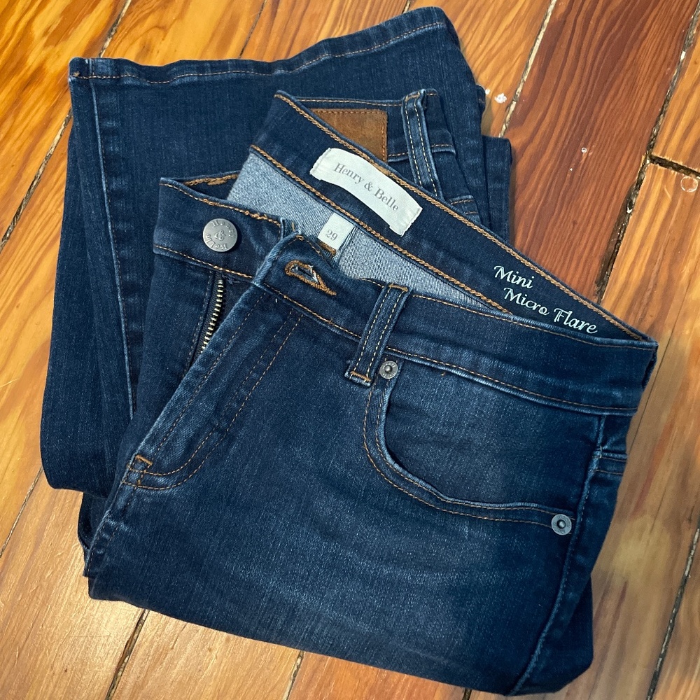Henry & Belle micro flare jeans